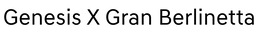 GENESIS X GRAN BERLINETTA logo