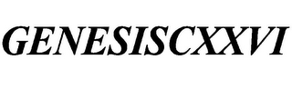 GENESISCXXVI logo
