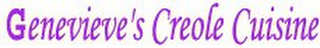 GENEVIEVE'S CREOLE CUISINE logo