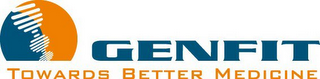 GENFIT TOWARDS BETTER MEDICINE logo