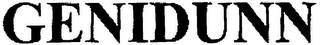 GENIDUNN logo