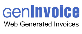GENINVOICE WEB GENERATED INVOICES logo