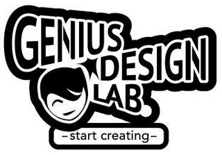 GENIUS DESIGN LAB -START CREATING- logo