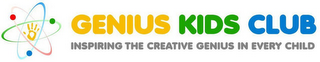 GENIUS KIDS CLUB INSPIRING THE CREATIVEGENIUS IN EVERY CHILD logo