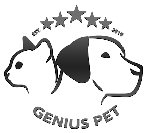GENIUS PET EST. 2019 logo