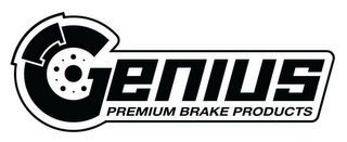 GENIUS PREMIUM BRAKE PRODUCTS logo