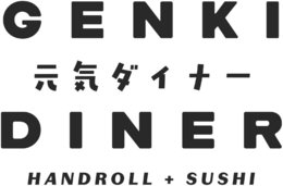GENKI DINER HANDROLL + SUSHI logo