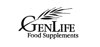 GENLIFE FOOD SUPPLEMENTS logo