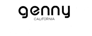 GENNY CALIFORNIA logo