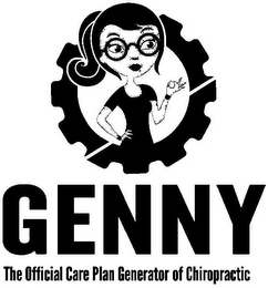GENNY THE OFFICIAL CARE PLAN GENERATOR OF CHIROPRACTIC logo