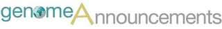GENOME ANNOUNCEMENTS logo