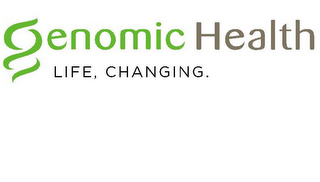 GENOMIC HEALTH LIFE, CHANGING. logo