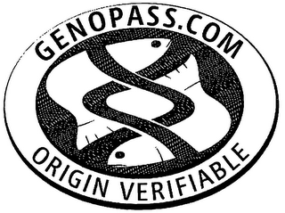 GENOPASS.COM ORIGIN VERIFIABLE logo