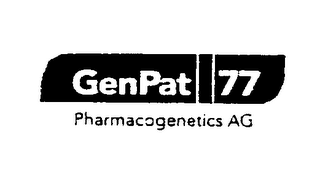GENPAT 77 PHARMACOGENETICS AG logo