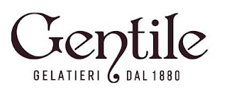 GENTILE GELATIERI DAL 1880 logo