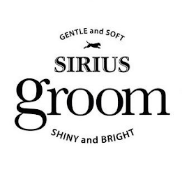 GENTLE AND SOFT SIRIUS GROOM SHINY AND BRIGHT logo