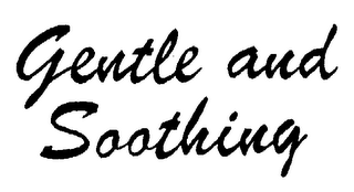GENTLE AND SOOTHING logo