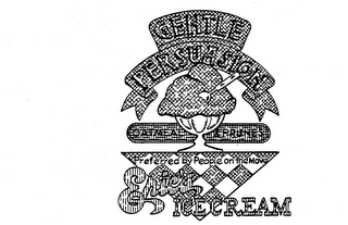 GENTLE PERSUASION OATMEAL & PRUNES PREFERRED BY PEOPLE ON THE MOVE ERIC'S ICE CREAM logo