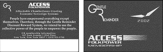 GENTLE REMINDER. ACCESS FOLKPOWER MEMBERSHIP logo