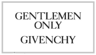 GENTLEMEN ONLY GIVENCHY logo