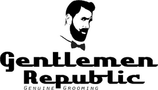 GENTLEMEN REPUBLIC GENUINE GROOMING logo
