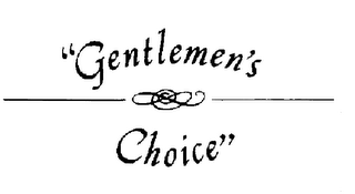 "GENTLEMEN'S CHOICE" logo