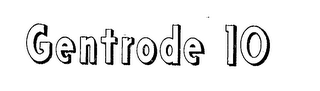 GENTRODE 10 logo