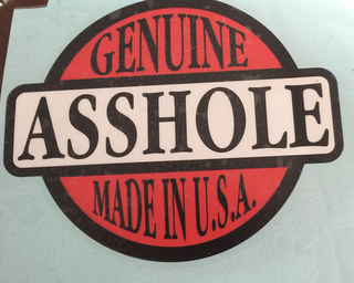 GENUINE ASSHOLE MADE IN U.S.A. logo