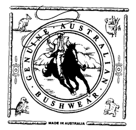 GENUINE AUSTRALIAN BUSHWEAR logo