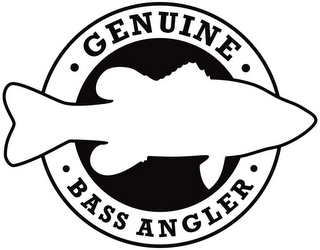 · GENUINE · · BASS ANGLER · logo