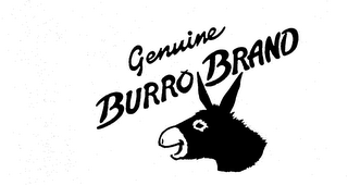 GENUINE BURRO BRAND logo