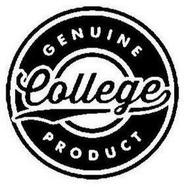 GENUINE COLLEGE PRODUCT logo