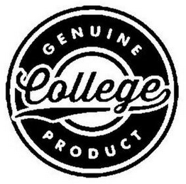 GENUINE COLLEGE PRODUCT logo