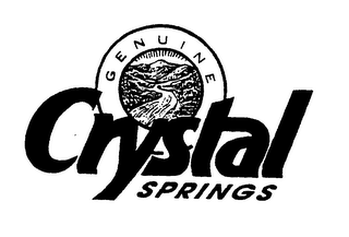GENUINE CRYSTAL SPRINGS logo