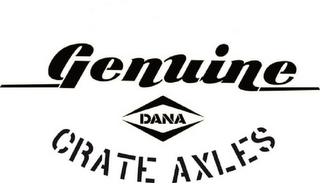 GENUINE DANA CRATE AXLES logo