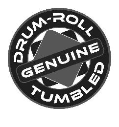 GENUINE DRUM-ROLL TUMBLED logo