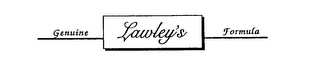 GENUINE LAWLEY'S FORMULA logo