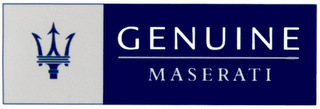 GENUINE MASERATI logo