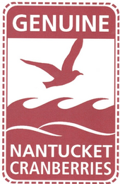 GENUINE NANTUCKET CRANBERRIES logo