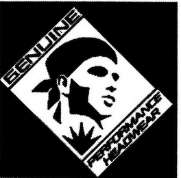 GENUINE PERFORMANCE HEADWEAR logo