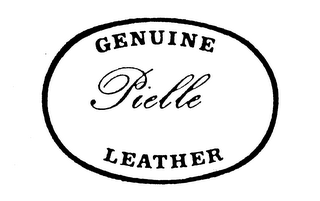 GENUINE PIELLE LEATHER logo