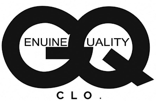 GENUINE QUALITY CLO. logo