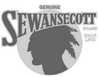 GENUINE SEWANSECOTT BRAND SINCE 1903 logo