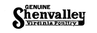 GENUINE SHENVALLEY VIRGINIA POULTRY logo
