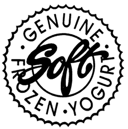 GENUINE. SOFT FROZEN. YOGURT. logo