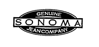 GENUINE SONOMA JEAN COMPANY logo