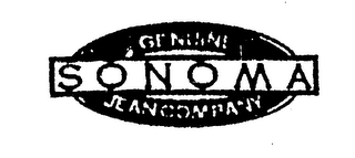 GENUINE SONOMA JEAN COMPANY logo