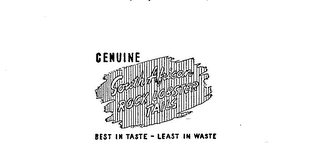 GENUINE SOUTH AFRICAN ROCK LOBSTER TAILS BEST IN TASTE-LEAST IN WASTE logo