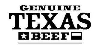 GENUINE TEXAS BEEF logo