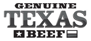 GENUINE TEXAS BEEF logo